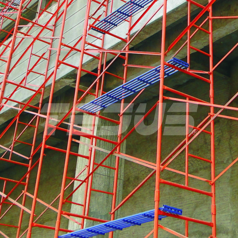 advance scaffolding - H-frame used in constructio site 