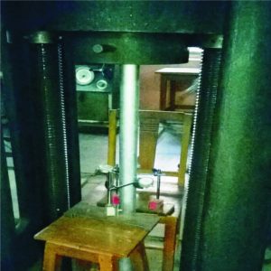 Load testing on Vertical Members of H-Frames